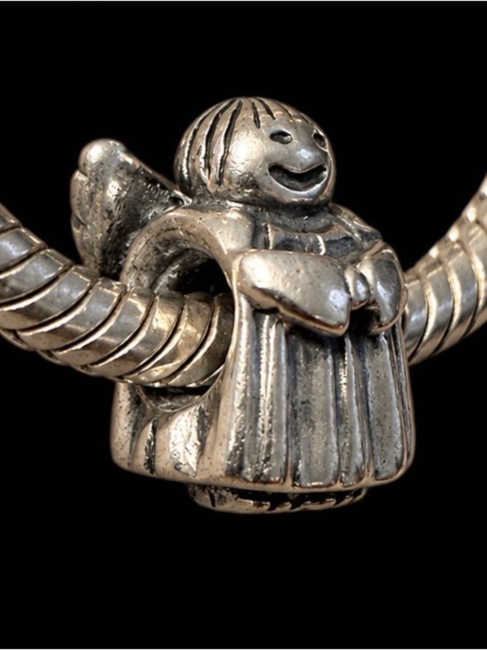 Vintage Pandora Angel of Hope Charm 790337 925 ALE Sterling Silver Retired